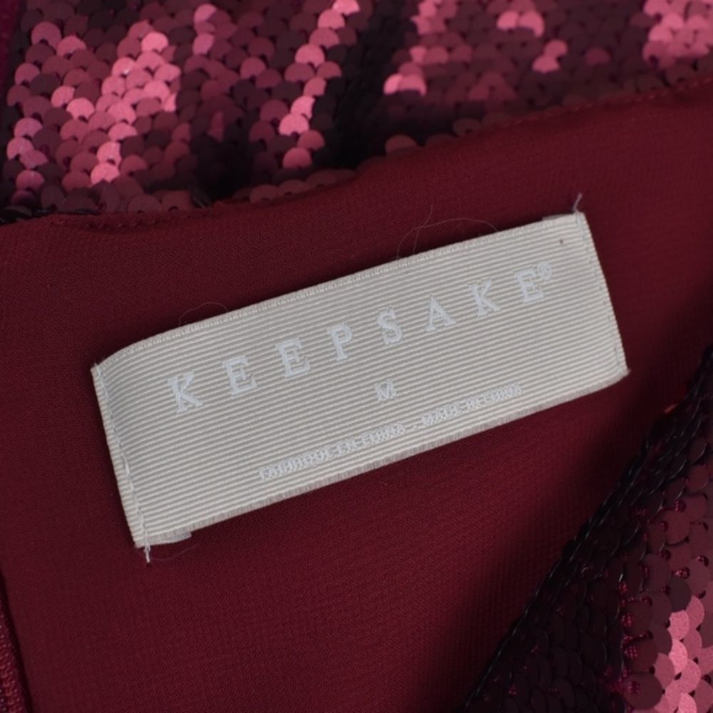 NEW KEEPSAKE No Signs Sequins Berry Dress - Picture 4 of 9
